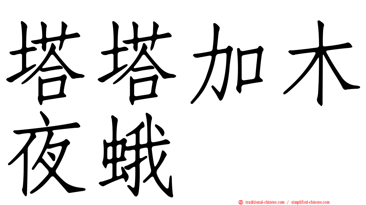 塔塔加木夜蛾