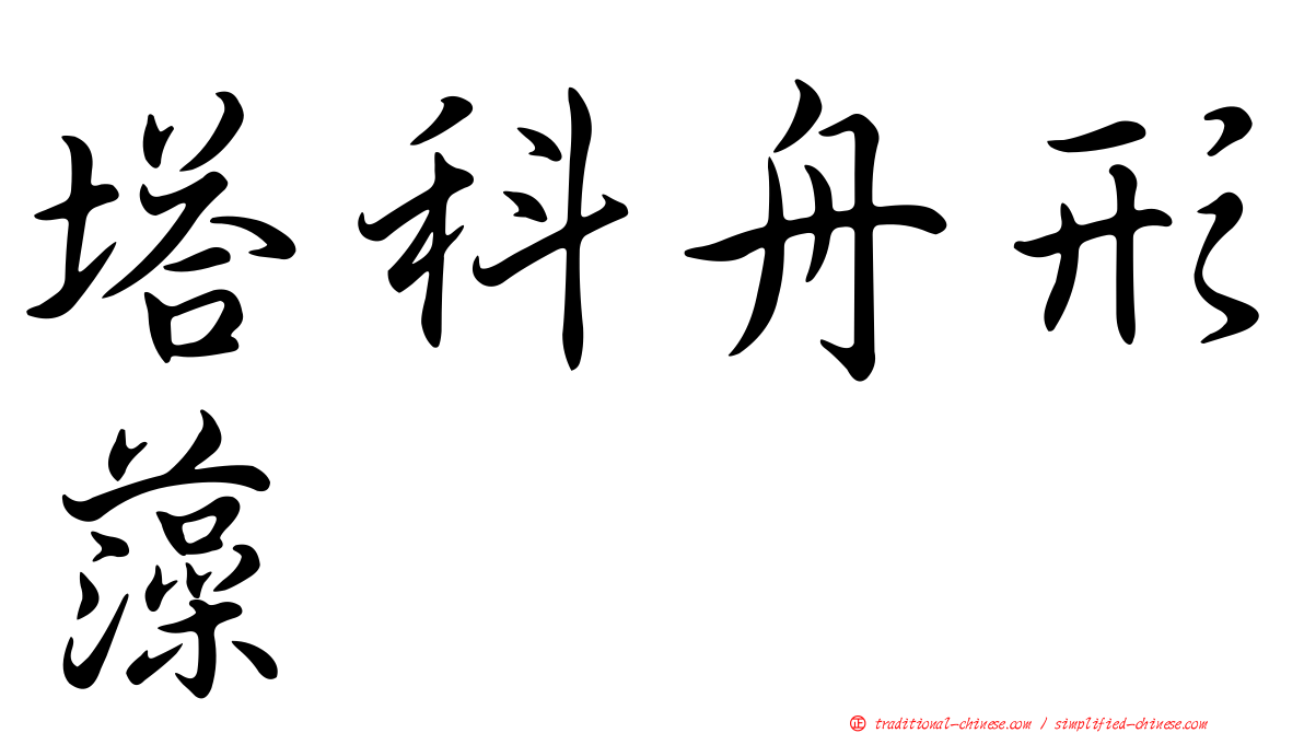 塔科舟形藻
