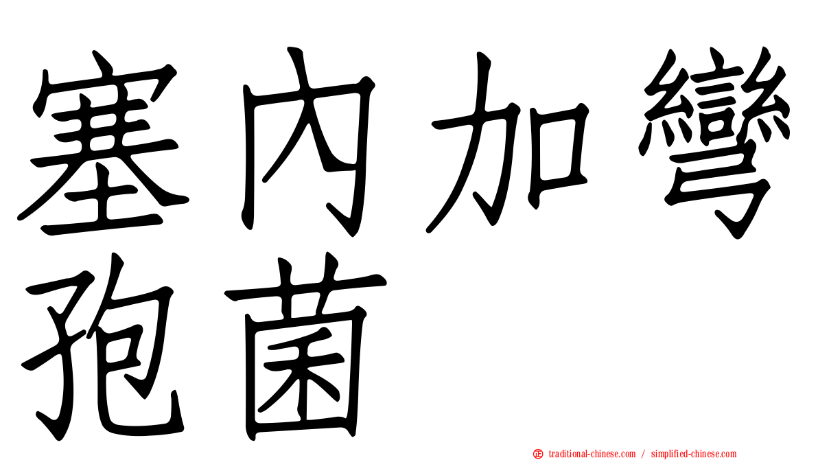塞內加彎孢菌