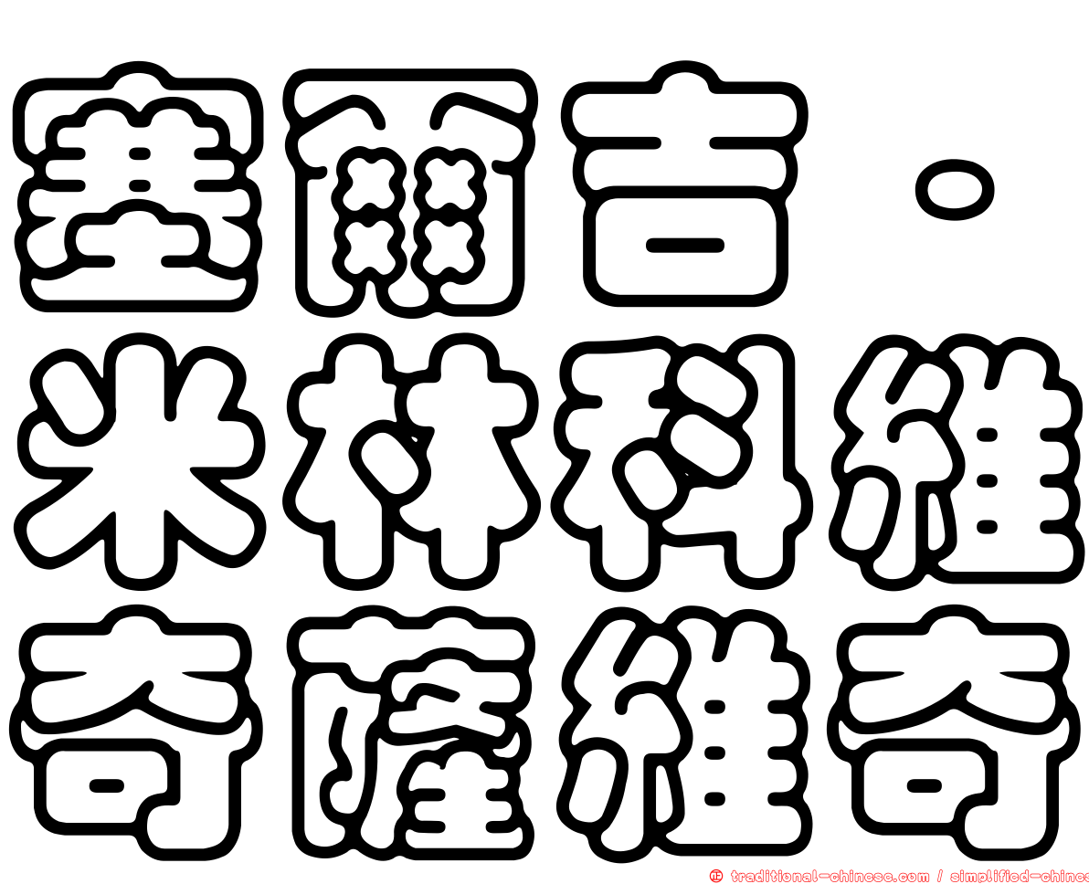 塞爾吉·米林科維奇薩維奇