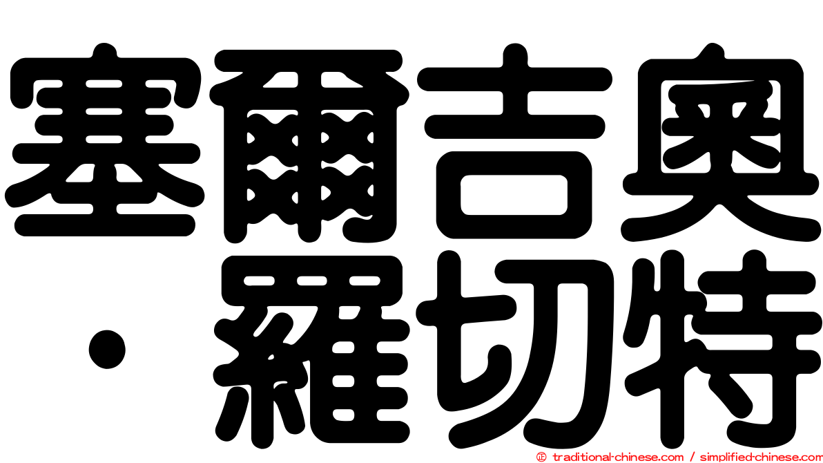 塞爾吉奧·羅切特