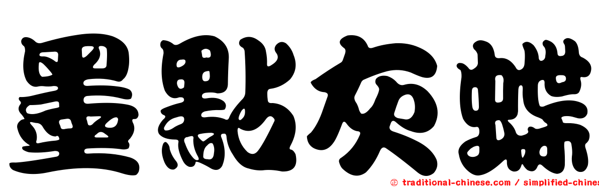 墨點灰蝶