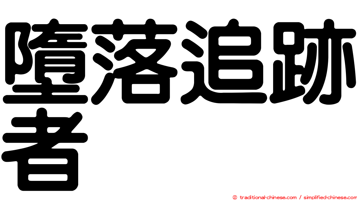墮落追跡者
