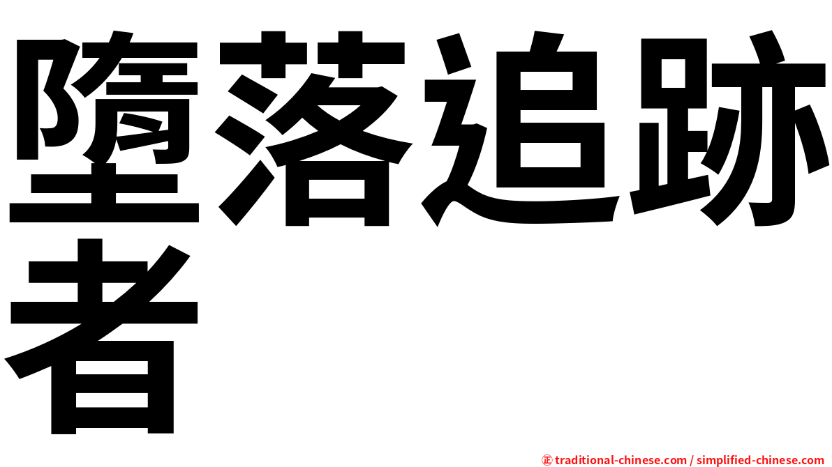 墮落追跡者