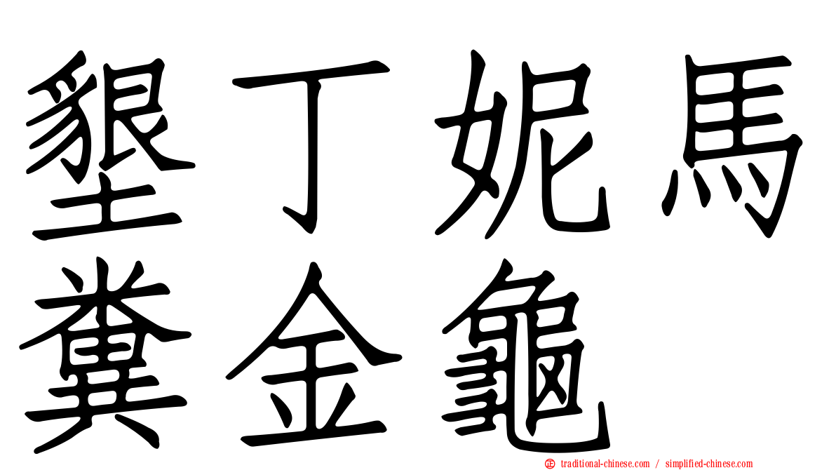 墾丁妮馬糞金龜