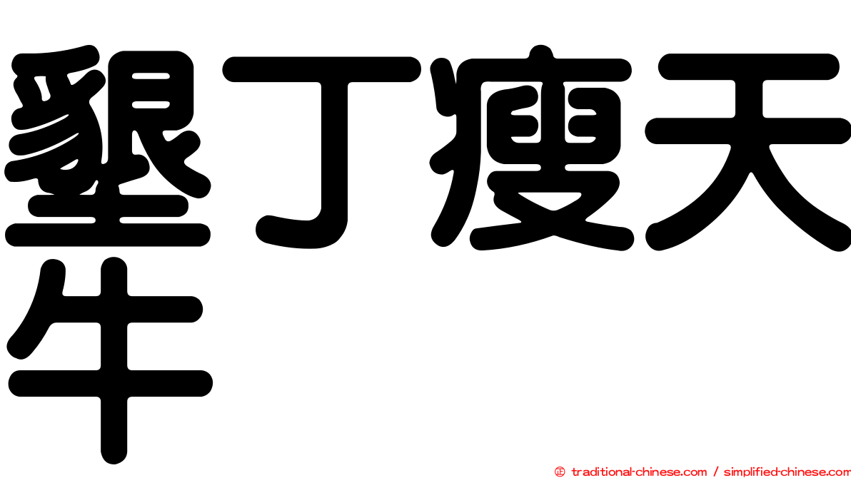 墾丁瘦天牛