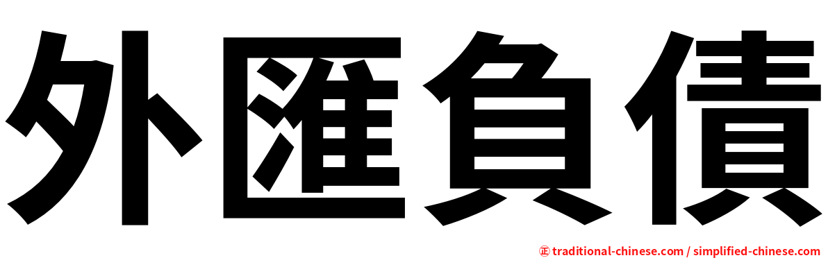 外匯負債