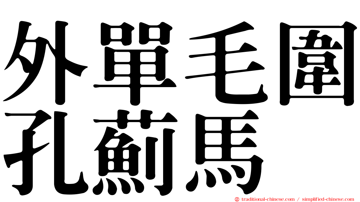 外單毛圍孔薊馬