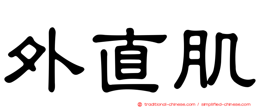 外直肌