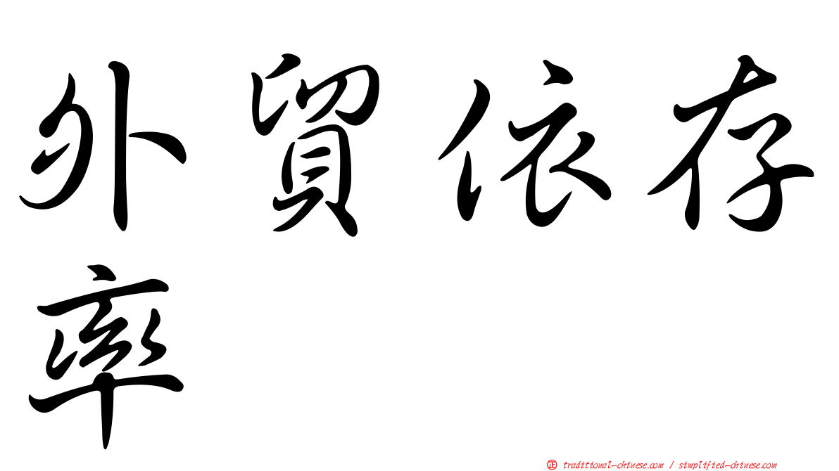 外貿依存率