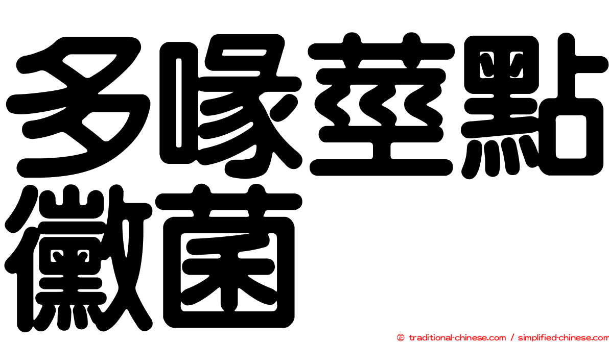 多喙莖點黴菌