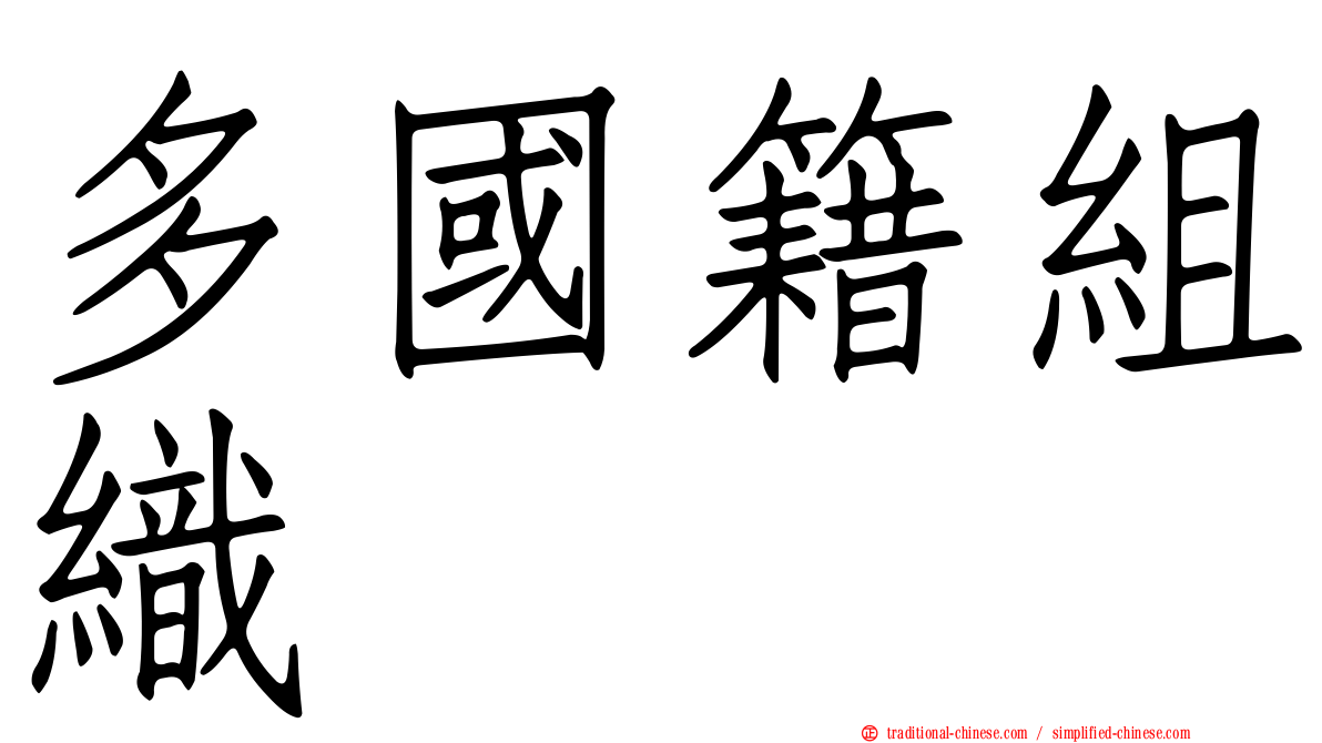多國籍組織