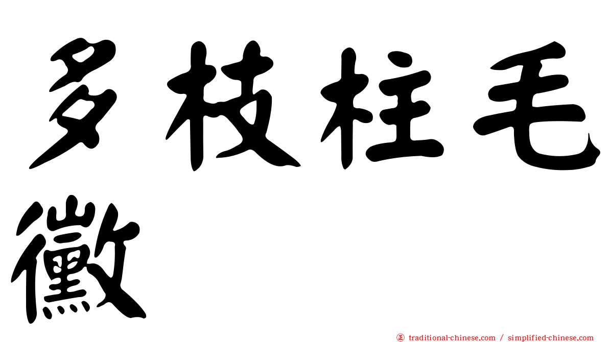 多枝柱毛黴