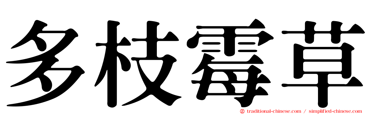 多枝霉草