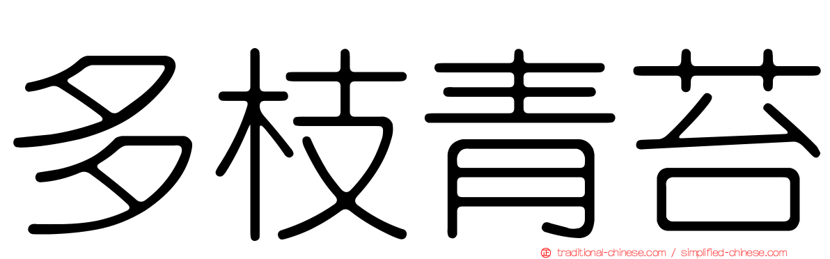 多枝青苔