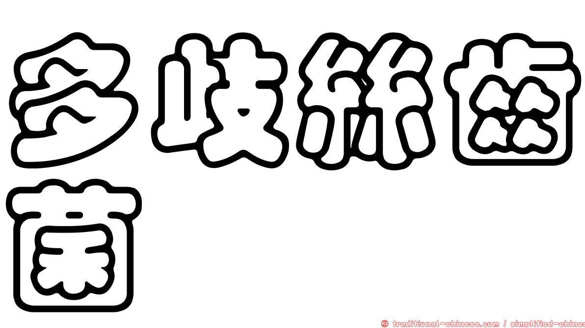 多歧絲齒菌