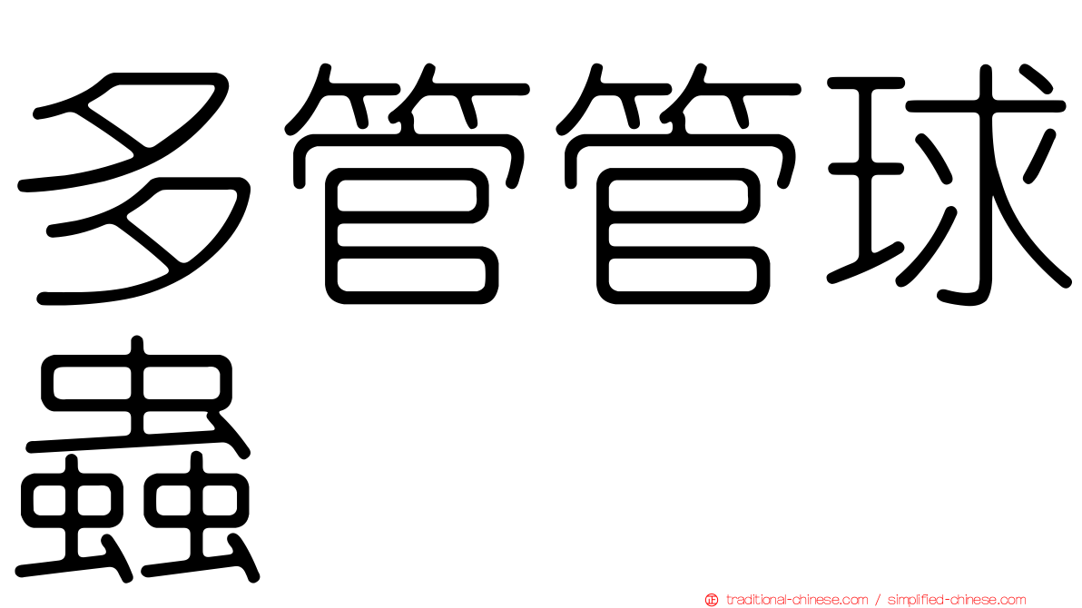 多管管球蟲