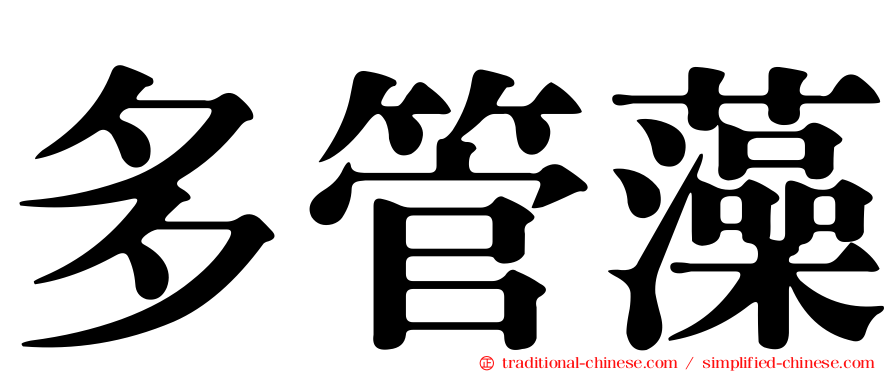 多管藻