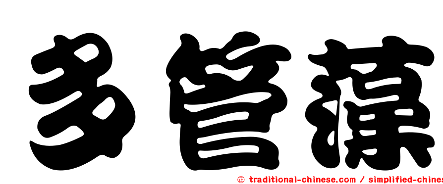 多管藻