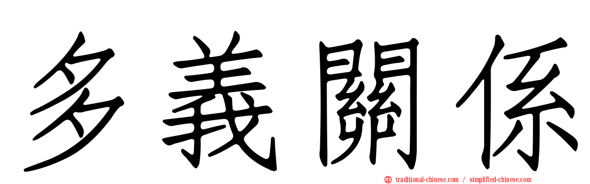 多義關係