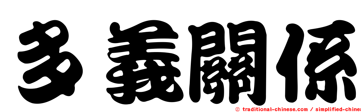 多義關係