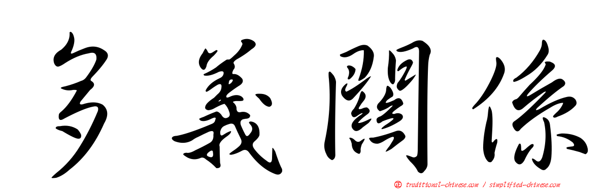 多義關係