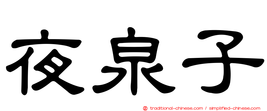 夜泉子