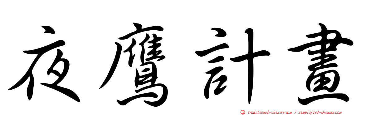 夜鷹計畫