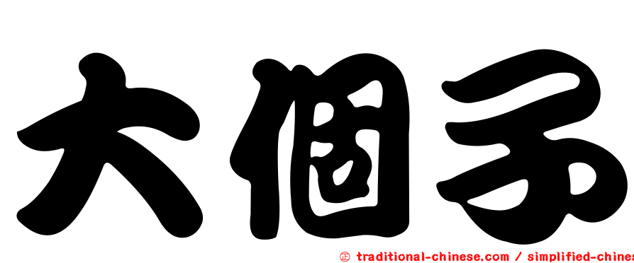 大個子