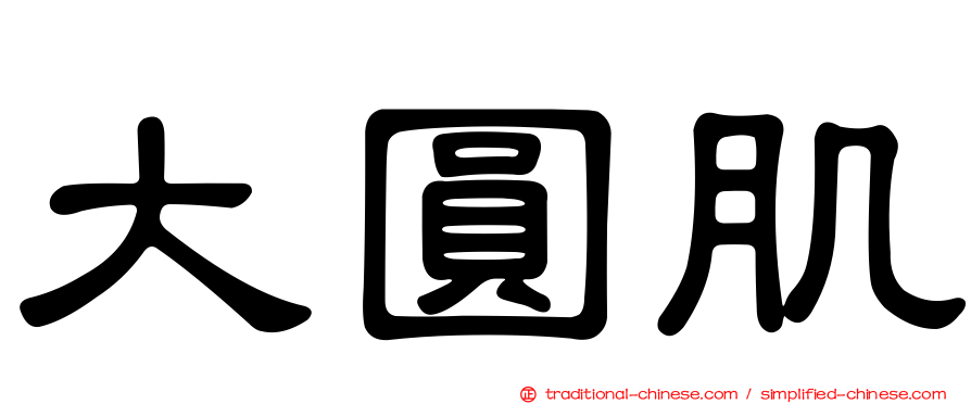 大圓肌