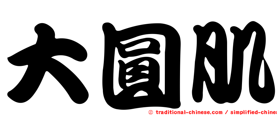 大圓肌