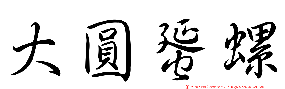 大圓蜑螺