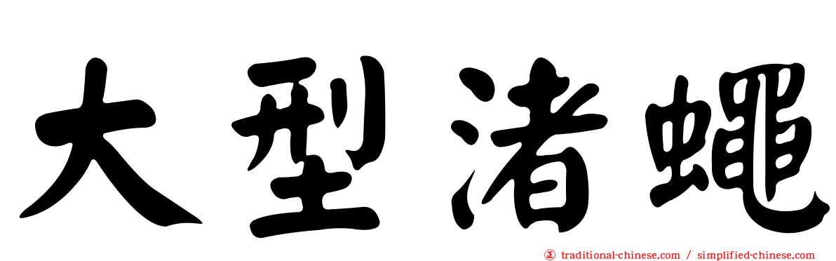 大型渚蠅