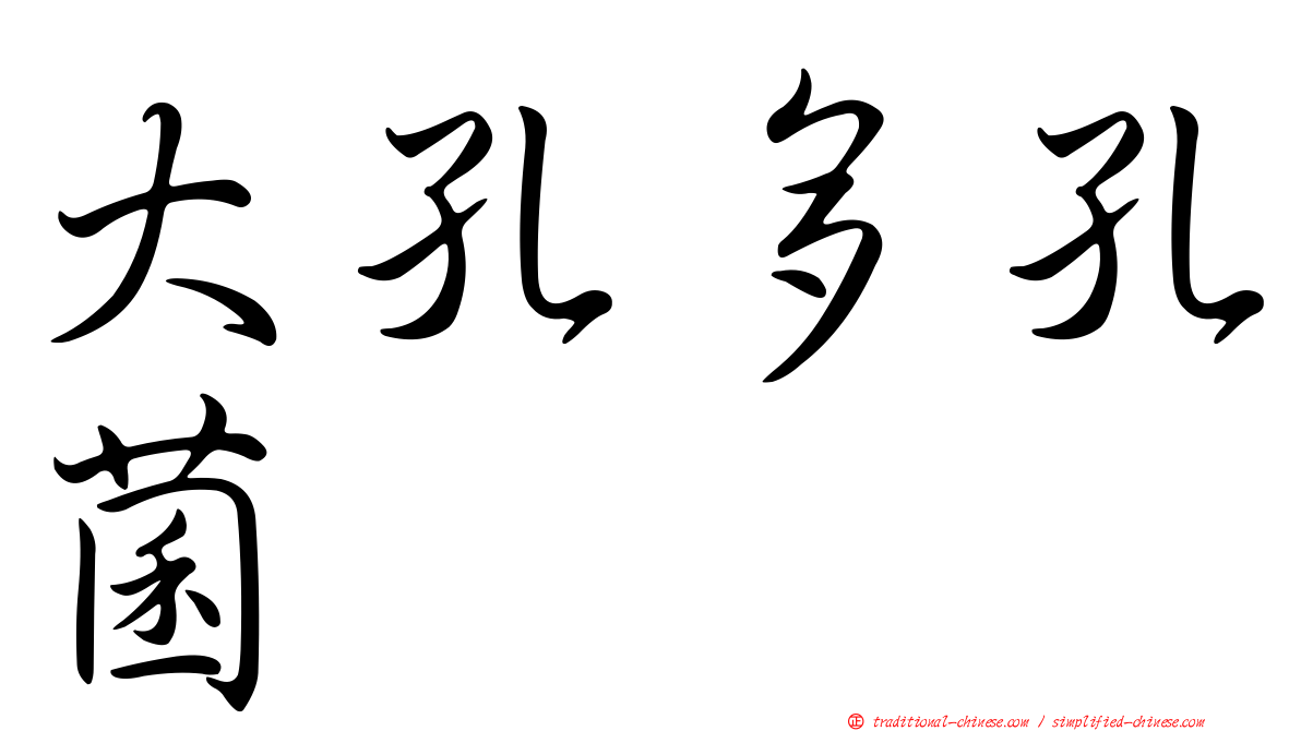 大孔多孔菌