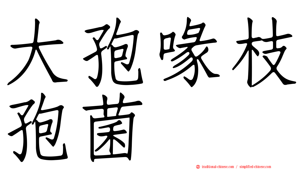 大孢喙枝孢菌