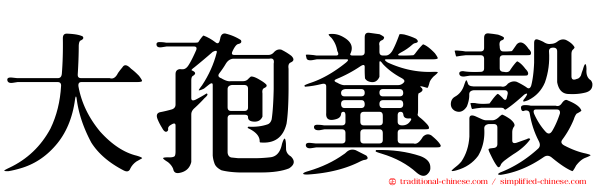 大孢糞殼