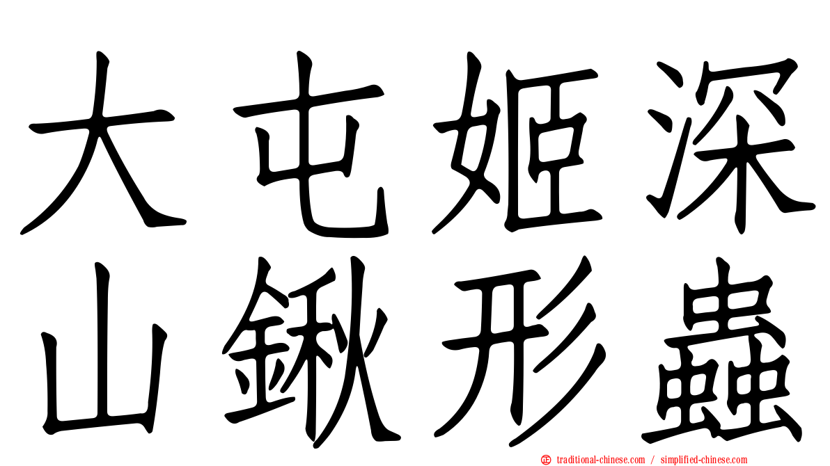 大屯姬深山鍬形蟲