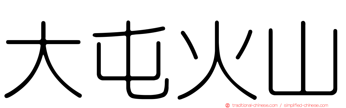 大屯火山