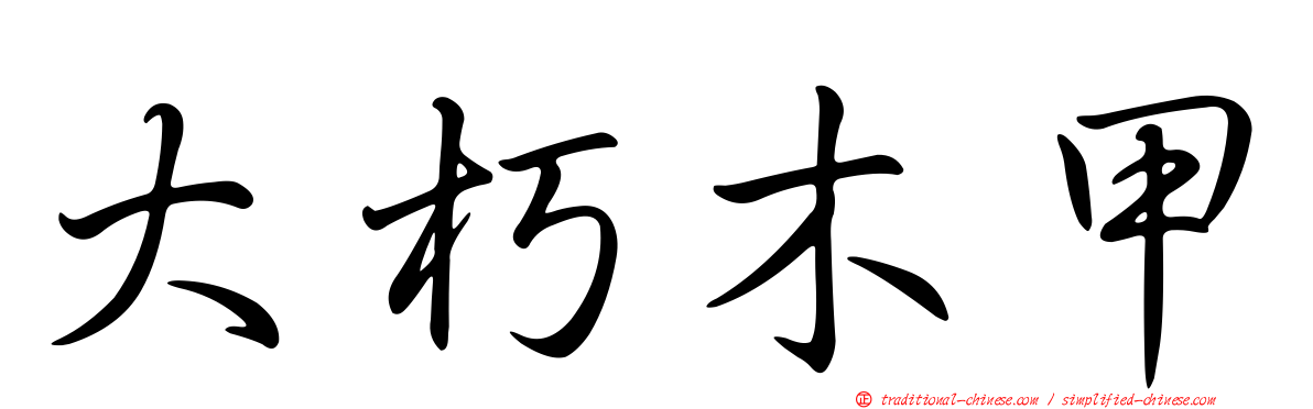 大朽木甲