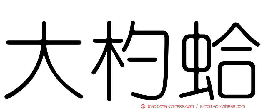 大杓蛤