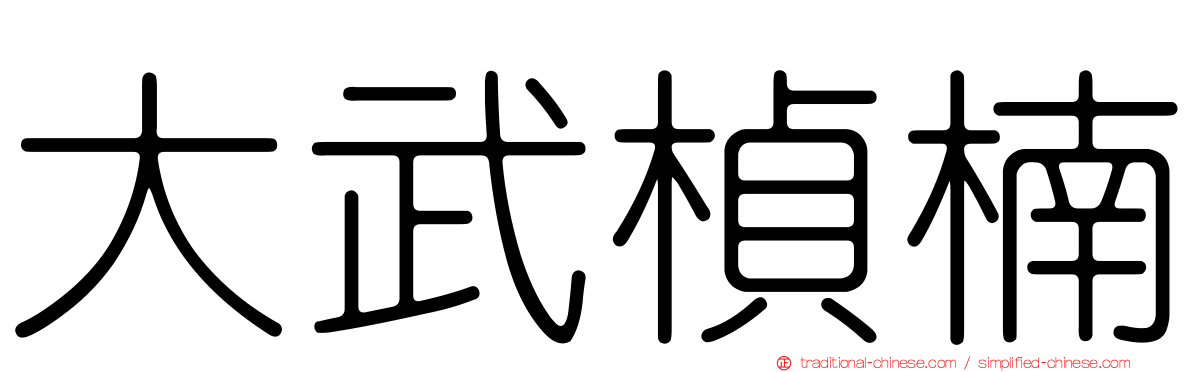 大武楨楠