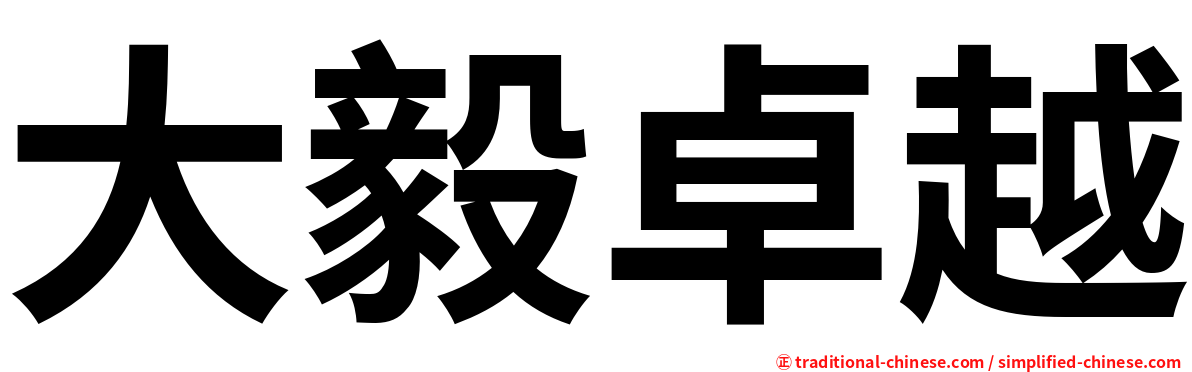 大毅卓越