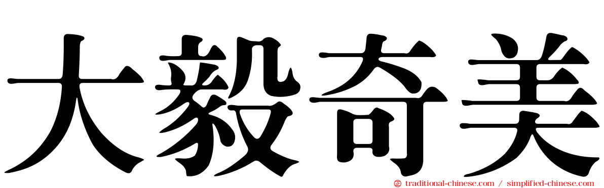 大毅奇美