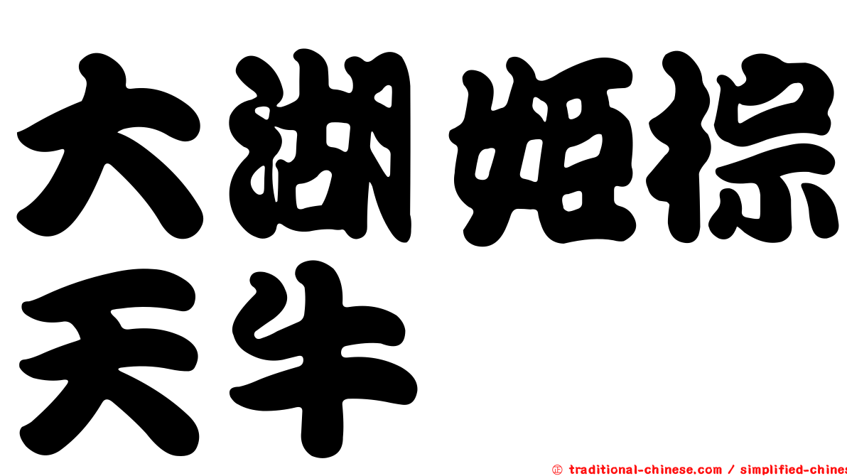 大湖姬棕天牛
