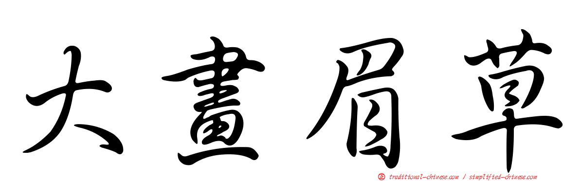 大畫眉草