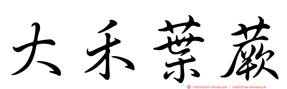 大禾葉蕨