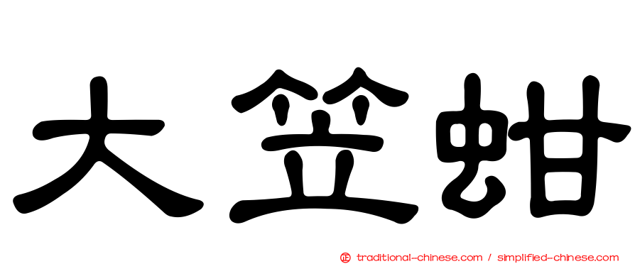 大笠蚶