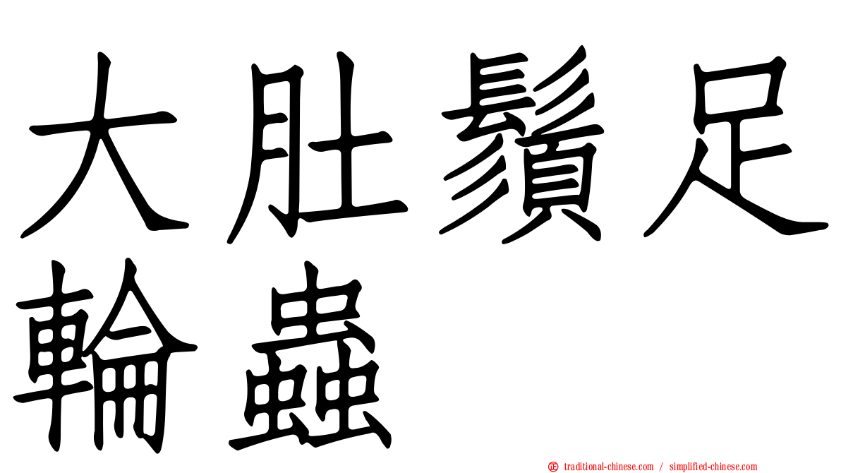 大肚鬚足輪蟲