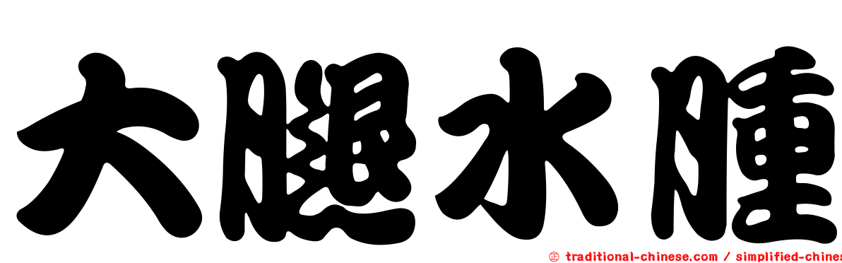 大腿水腫