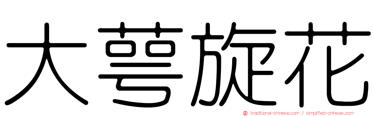 大萼旋花